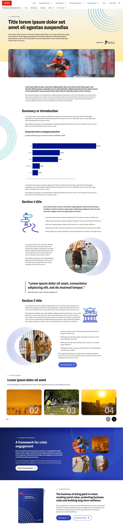 Article page