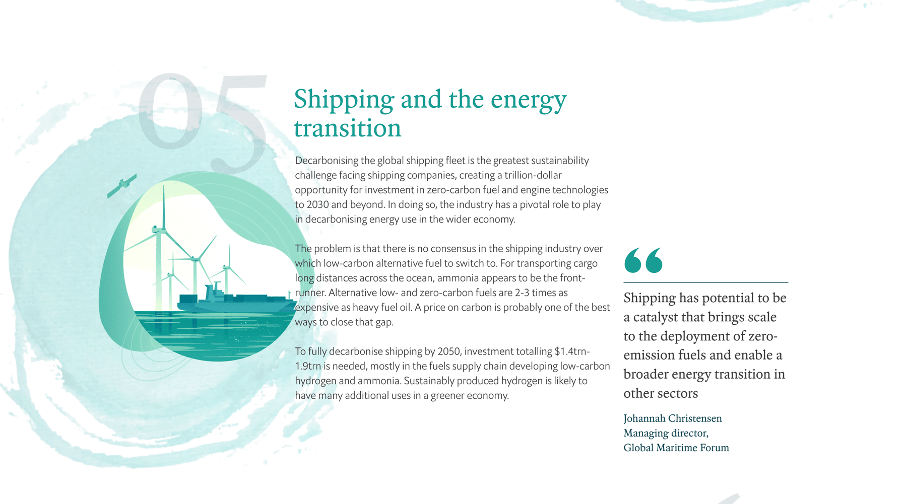 05 · Shipping — pull quote