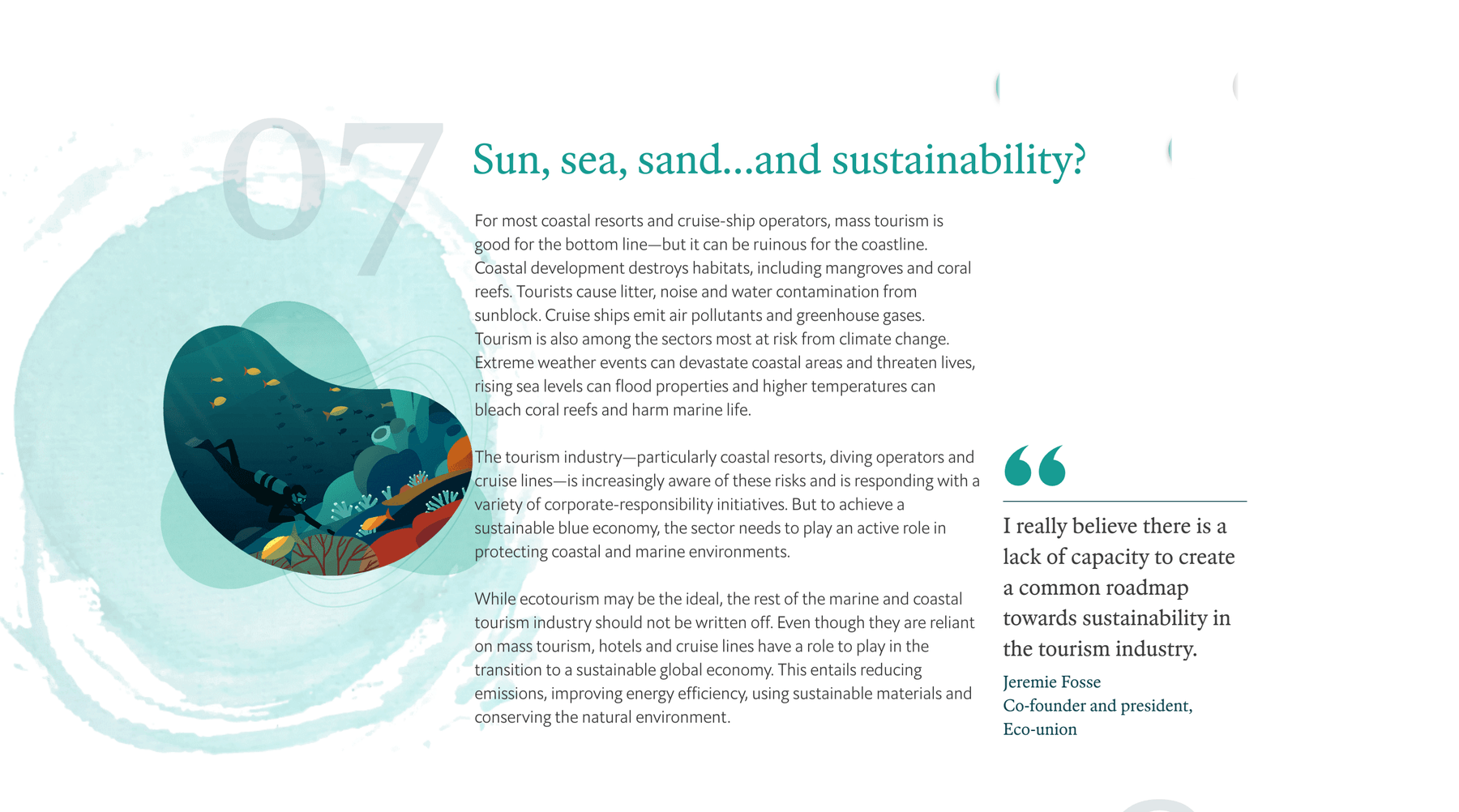 07 · Tourism — pull quote